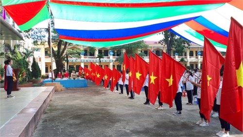 Trường THCS Phú Thị tổ chức khai giảng năm học mới